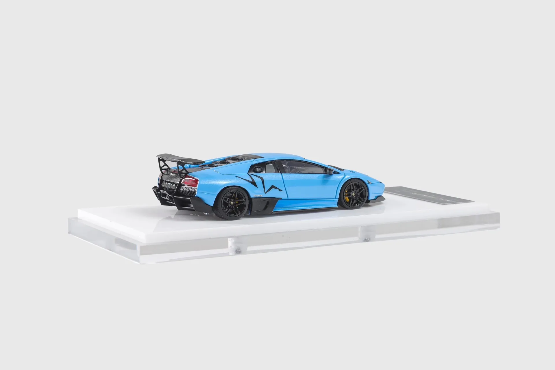 Cars' Lounge 1:64 Murcielago SV LP670 Cepheus Blue Limited to 99 resin simulated car model children's toy gift pieces