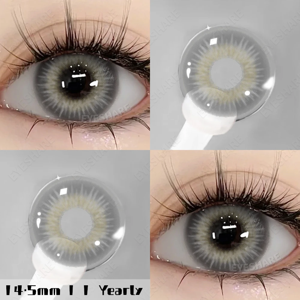 EYESHARE New Fashion Color Contact Lenses for Eyes Cosplay Blue Eyes Contacts Lenses Makeup Green Eyes Lenses Yearly 2pcs/pair