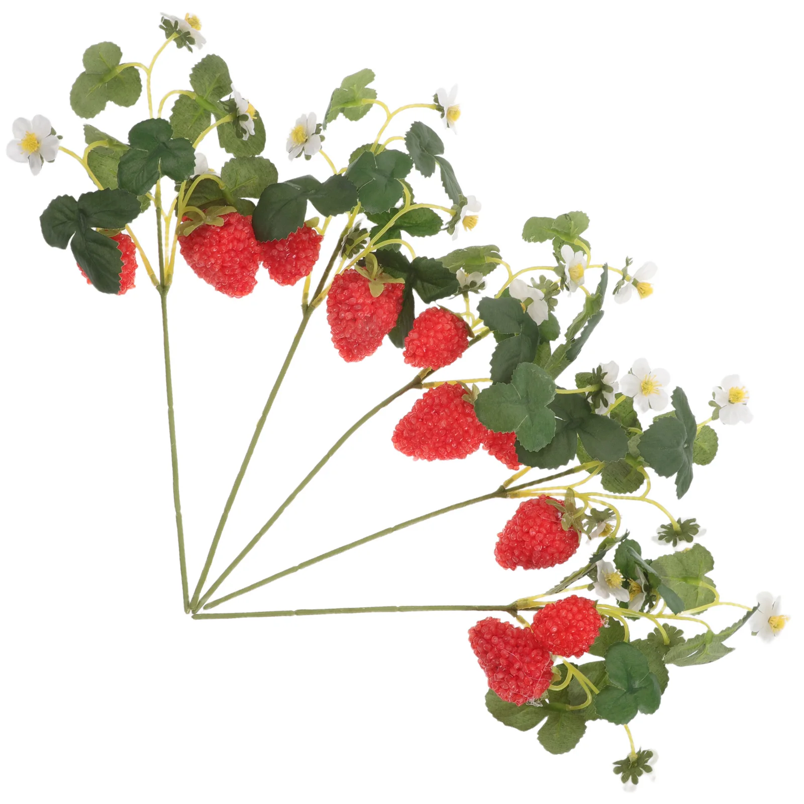 

5 Pcs Simulated Fruit Potted Plants Berries Faux Branches Simulation Lifelike for Photography Fake Flowers Artificial