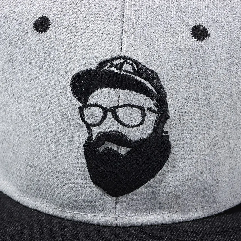 Fashion New Beard Old Man Embroidery Baseball Cap Summer Mesh Caps Casual Snapback Hat Adjustable Hip Hop Hats