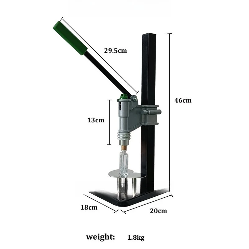 Desktop Manual Perfume Bottle Crimping Machine Removable Capping Tool Spray Bottle Sealing Crimper for Bayonet Caps