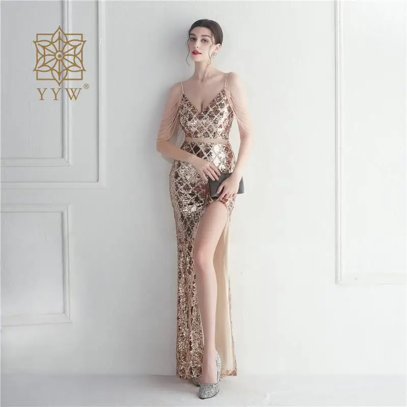 Slim Evening 2023 Women Dress Purple Sleeveless Beading Luxury Robe Backless Side Slip Sexy Wedding Ball Gown Sequins Dubai Gown