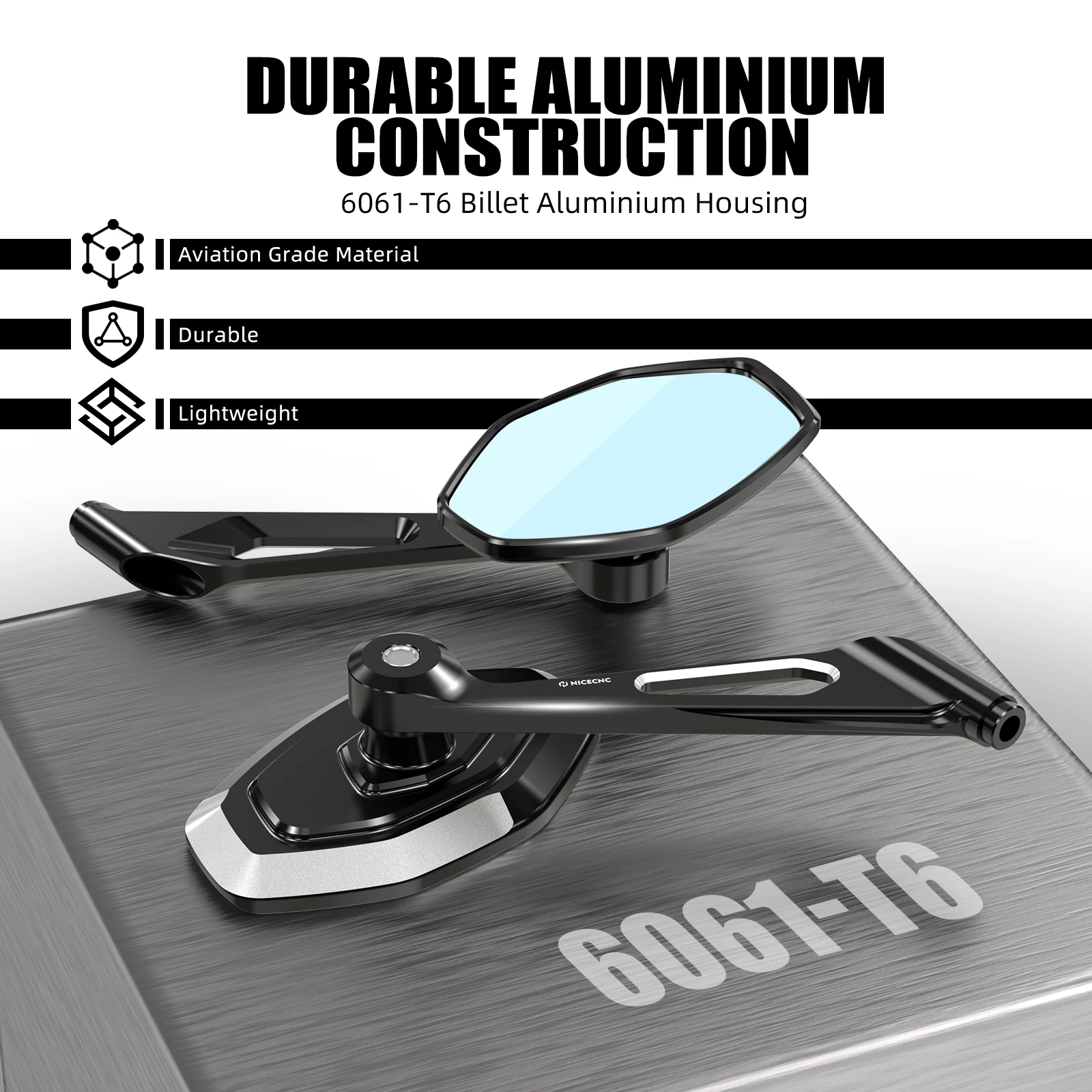 Rearview Mirrors For Harley Touring Road Glide FLTRX Road King Special CVO Street Glide 2015-2025 Street Glide FLHX 2006-2025 - Image 3