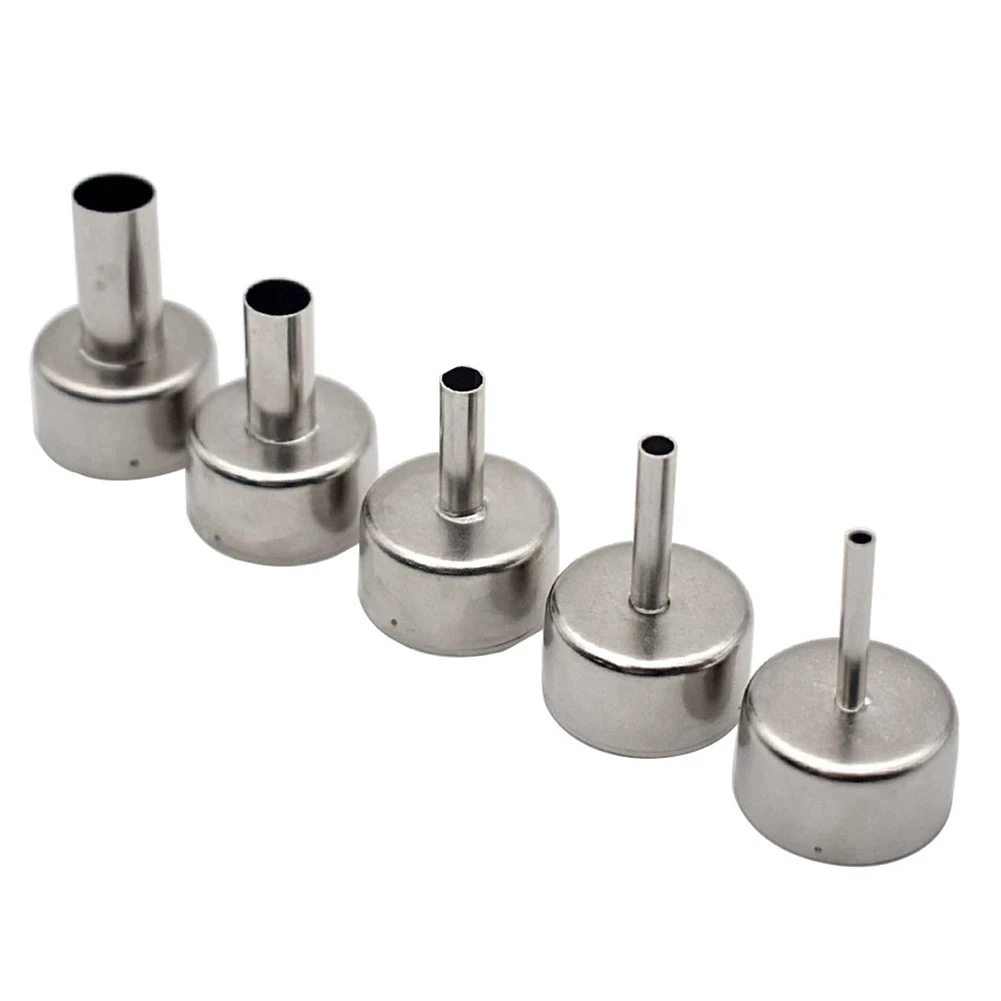 

Precision Soldering Made Easy With These 5pcs 22mm Universal Nozzles For 858D+ 8586 Soldering Welding Hot Air Station