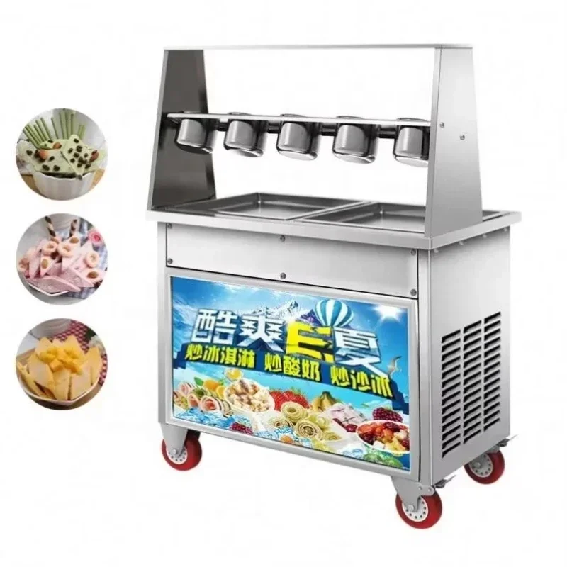 Ice cream/ice cream cold plate for making ice cream rolls