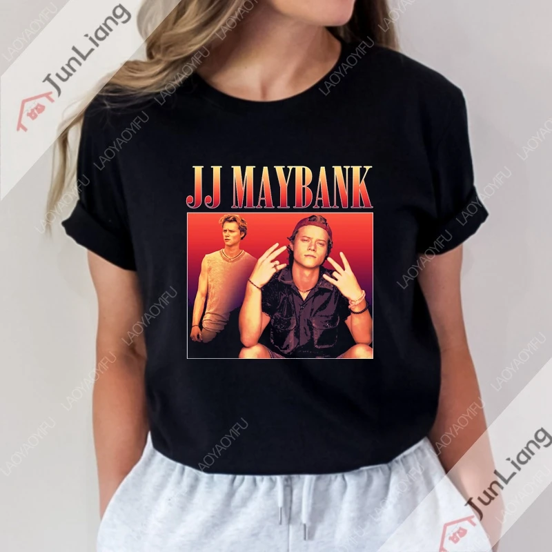 JJ Maybank T-shirt Harajuku Graphic Pogue Life T-shirt Unisex Retro Fashion casual loose permeable streetwear