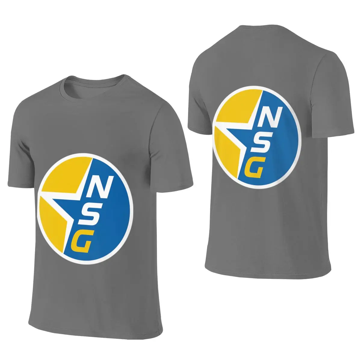 New Star Games Circle Standard Shoulder Reversible T-shirt Sweet-Cool Vibe Youthful Feeling Basic Tee