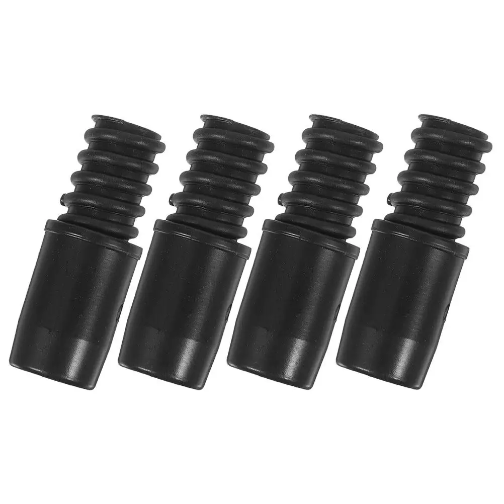 4Pcs Handle Tips for Extension Poles Threaded Broom Handle End Plastic Threaded Tip Replacement Compatible with Telescopic Mop
