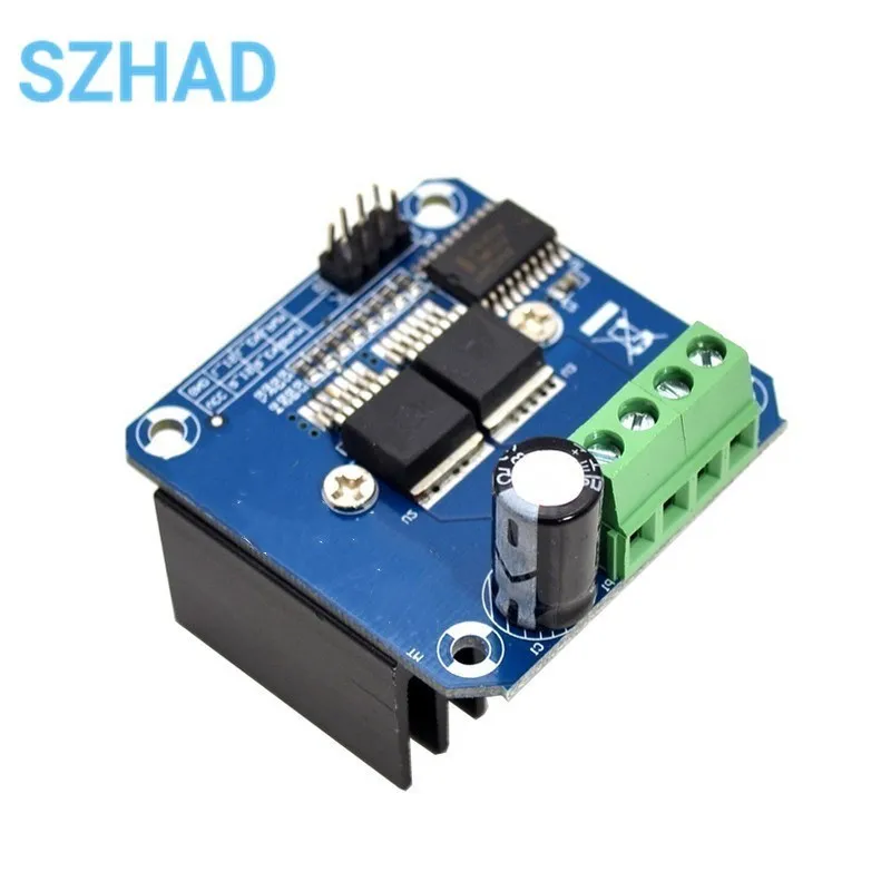 Double BTS7960 43A H-bridge High-power Motor Driver module/ diy smart car Current diagnostic