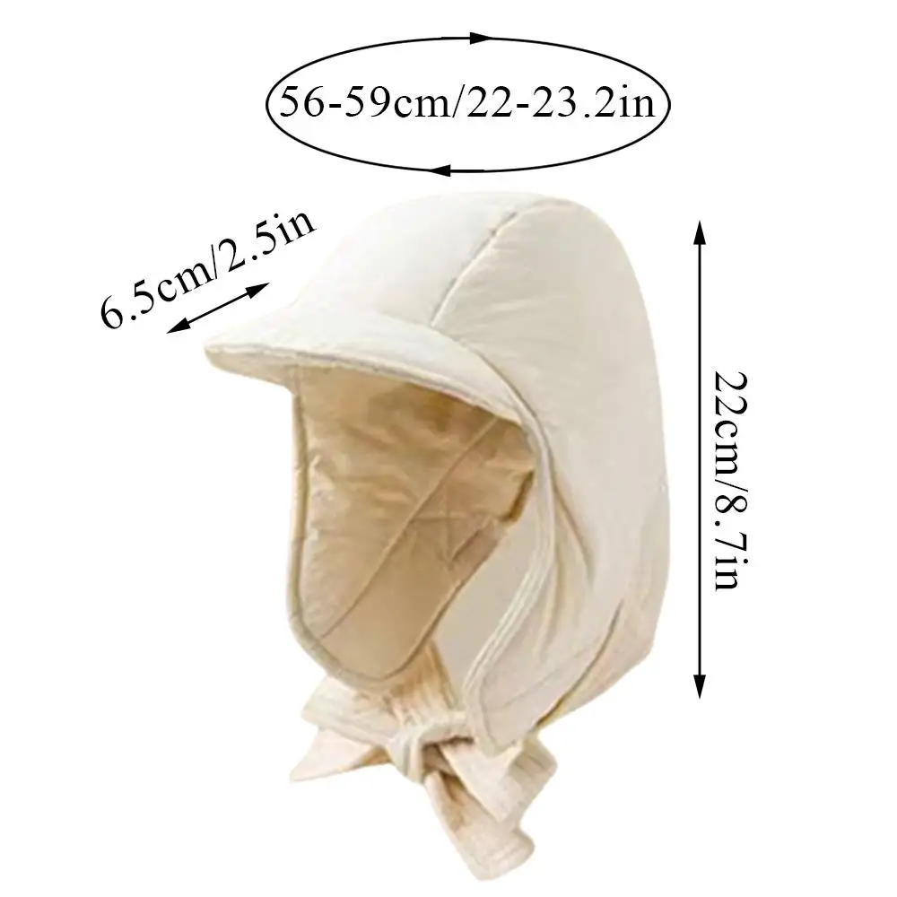 Chapeaux de bombardier épais et chauds pour femmes, casquettes russes, mode coréenne, chapeau à oreillettes, Sport de plein air, Ski, Protection des oreilles, pull, hiver