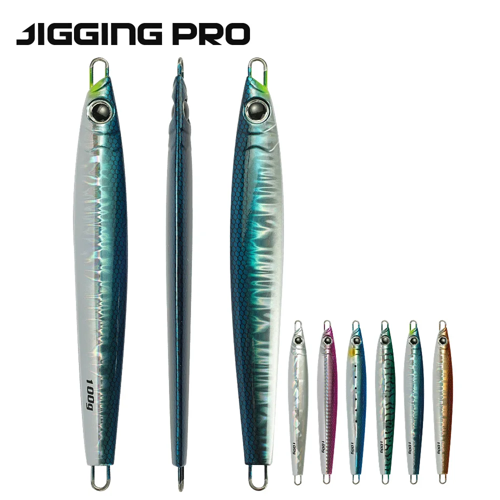 JIGGINGPRO 60g 80g 100g 130g 160g 200g Stay Jig Metal Jigs Fishing Lure Vertical Jigging Lure Kingfish Amberjack Tuna Mackerel