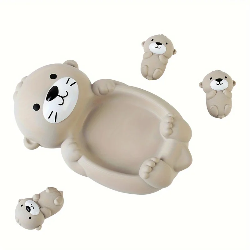 Children's Bathroom Floating Animal Otter Sealed Floating Water Toy Baby Bath Toys Swimming Pool Toy Comfort Toy Baby Bath Duck