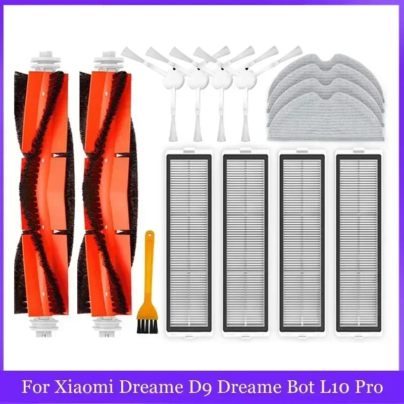 For Xiaomi Dreame D9 Dreame Bot L10 Pro Trouver Robot LDS Vacuum Finder Spare Parts Accessories Main Side Brush Mop Hepa Filter