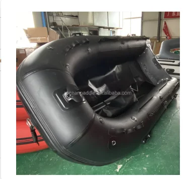 3.8m CE Certified Inflatable Fishing Rescue Boat for 6 People Thickened PVC/Hypalon Rubber with Foldable Aluminum Floor V-Hull D