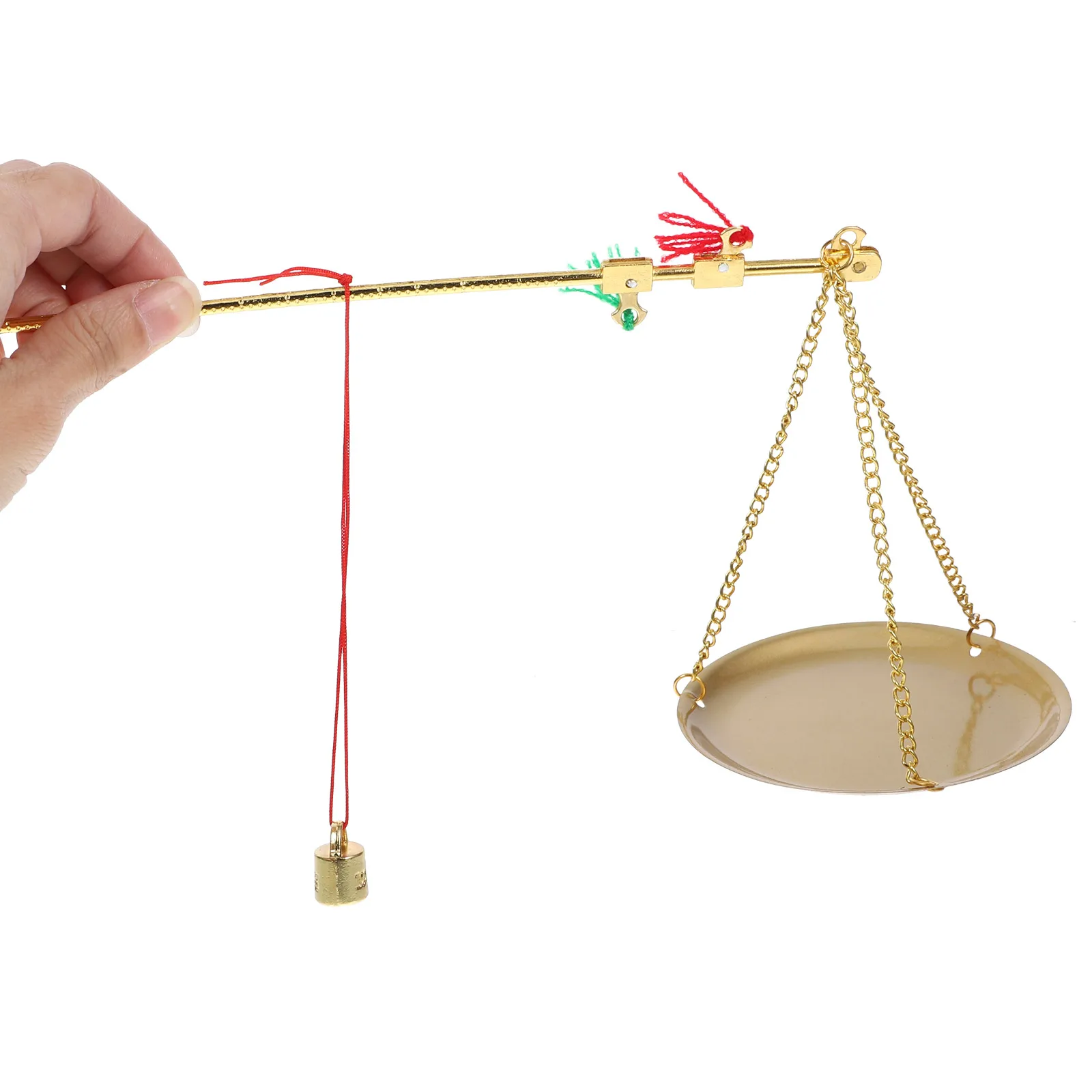 1Set Lightweight Portable Scale Mini Handheld Weighing Instrument for Tcm Herbal Tea Jewelry Accurate Measurement Scale