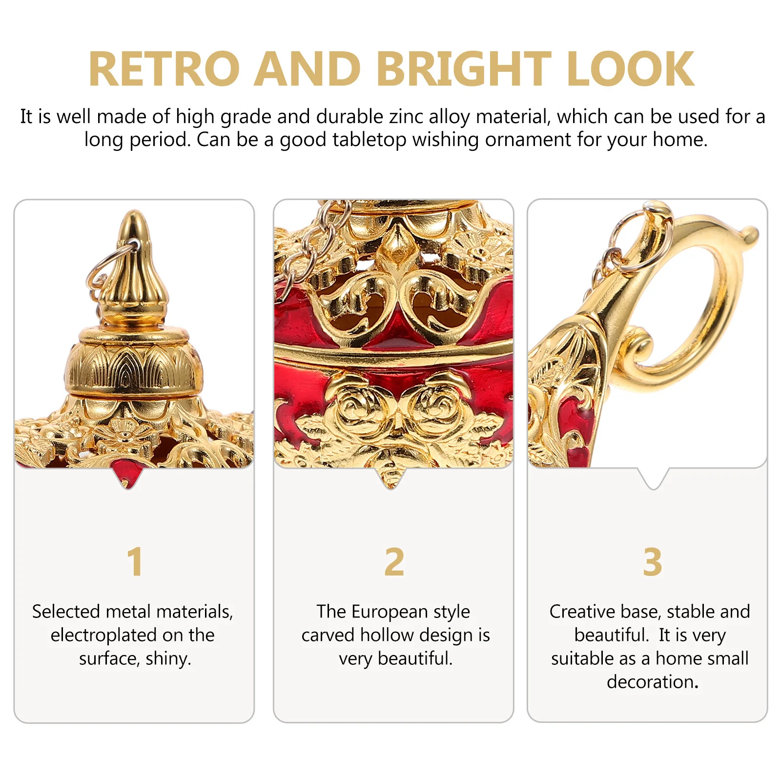 

Zinc Alloy Retro Ornament Imitated Desktop Decor Household Small Decor Artistic Home Charm