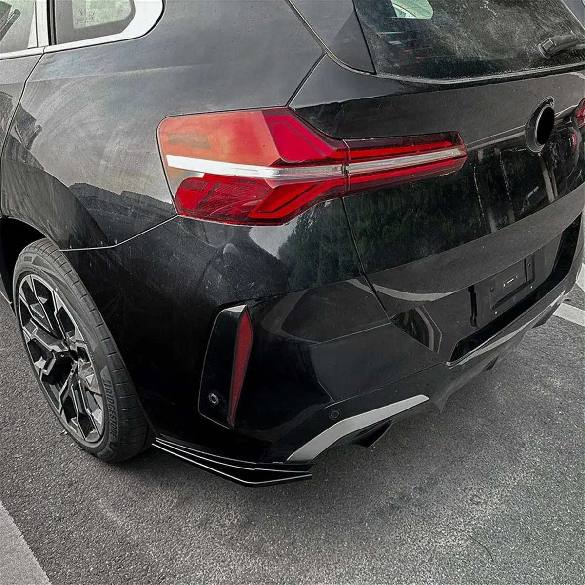 #78X (Black)For BMW X3 G45 M Sport 2025+ Car Rear Bumper Lip Diffuser Splitter,Automotive Parts & Accessories