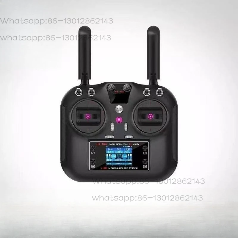 

Дистанционное управление HT-10A, десятиканальный пульт 2.4G, многофункциональный пульт для моделей самолетов, автомобилей и кораблей.