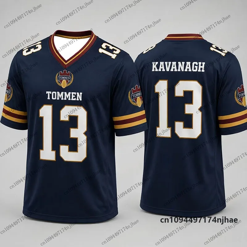 2026 New Tommen Boys Rugby Jersey T Shirt For Men Women Kavanagh 13 Gibson 07 Athletic Fans Sports V-neck Tees Casual Kids Tops