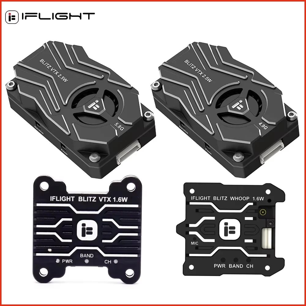 IFlight BLITZ Whoop 1.6W 2.5W 2-8S Long Range Image Transmitter VTX MMCX Antenna Interface For FPV Freestyle Drone Accessories