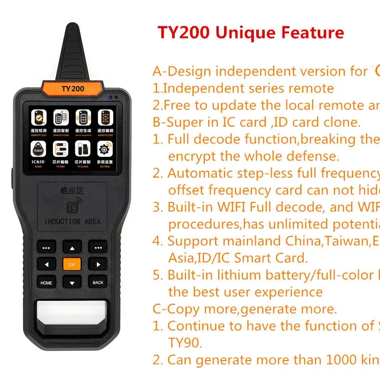 High Quality Good Price Car Remote Key Duplicator Multi Frequency Remote Control