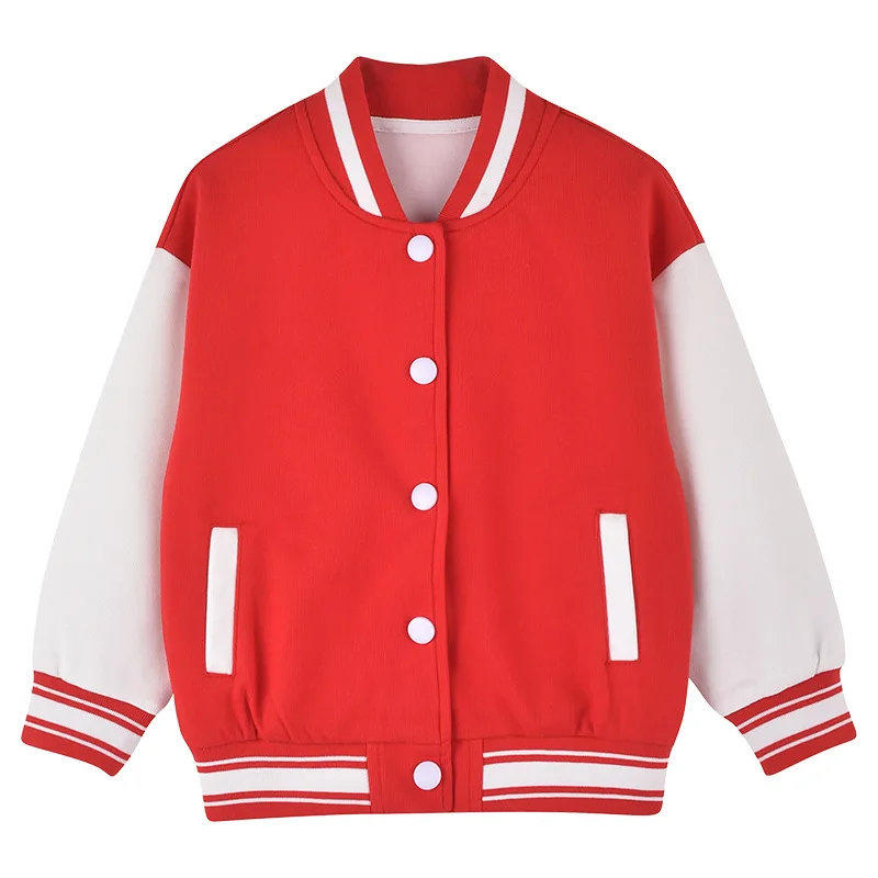 Boys baseball jacket 2024 new Korean version of autumn children loose casual jacket jacket