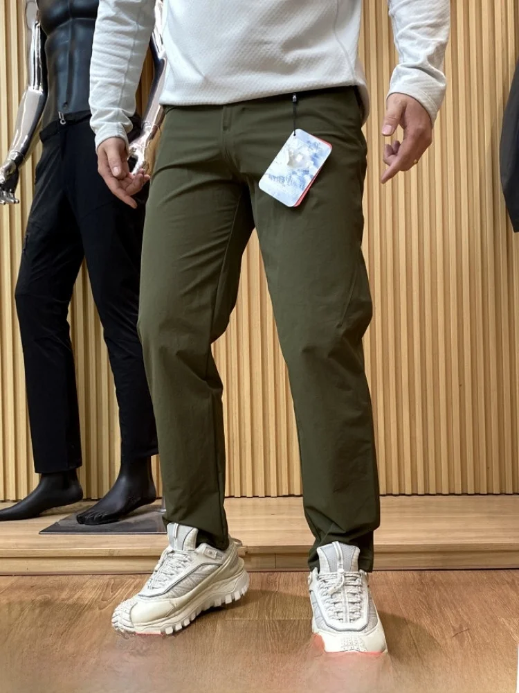 Business Administrative V Series 3D Tailored Outdoor Men's Casual Straight Leg Breathable Comfortable Elastic Long Pants