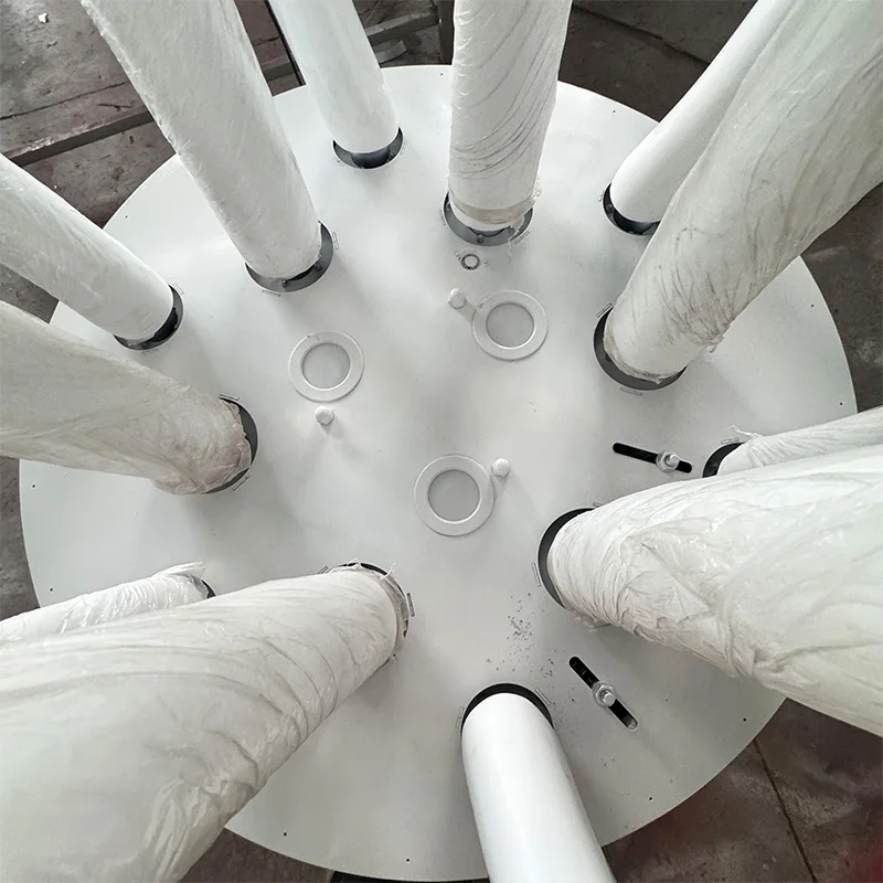 جهاز المناظر الطبيعية المصنوع من الألياف الزجاجية المزخرف لقنديل البحر الخيال العلمي يدور 360 درجة