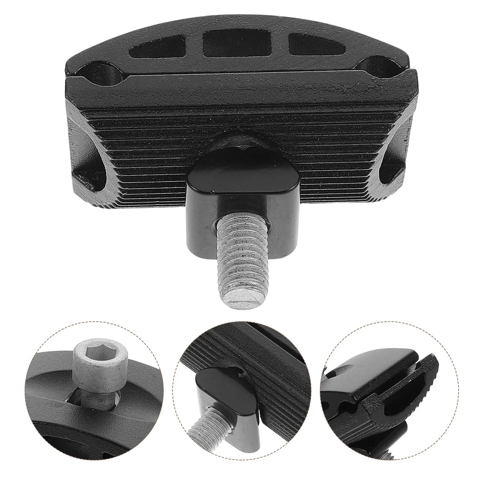 

Bike Seat Post Clamp Aluminum Alloy Quick Release Saddle Clip Stable Repair Part for Cycling Easy Installation Anti-Wobble Seat