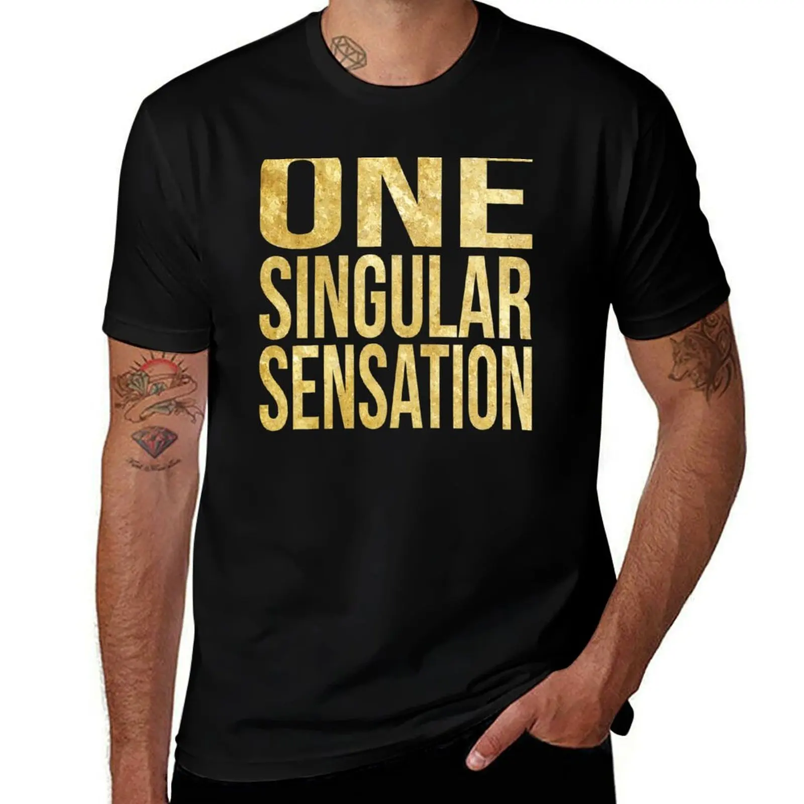 One Singular Sensation (B) T-Shirt Basic Regular Fit Casual T-Shirt