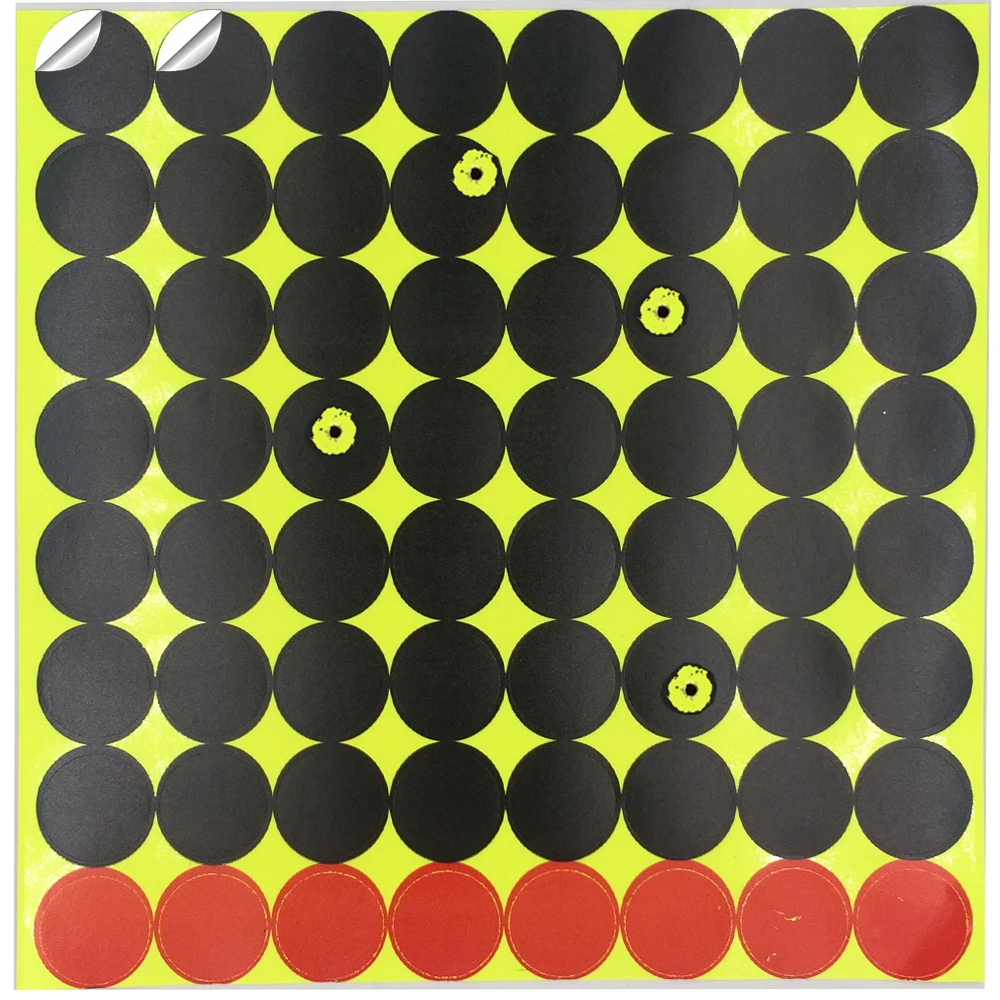 

Наклейки на мишени, покрывающие патчи, цветные, ударные, 640 шт., упаковка, диаметр 1 дюйм