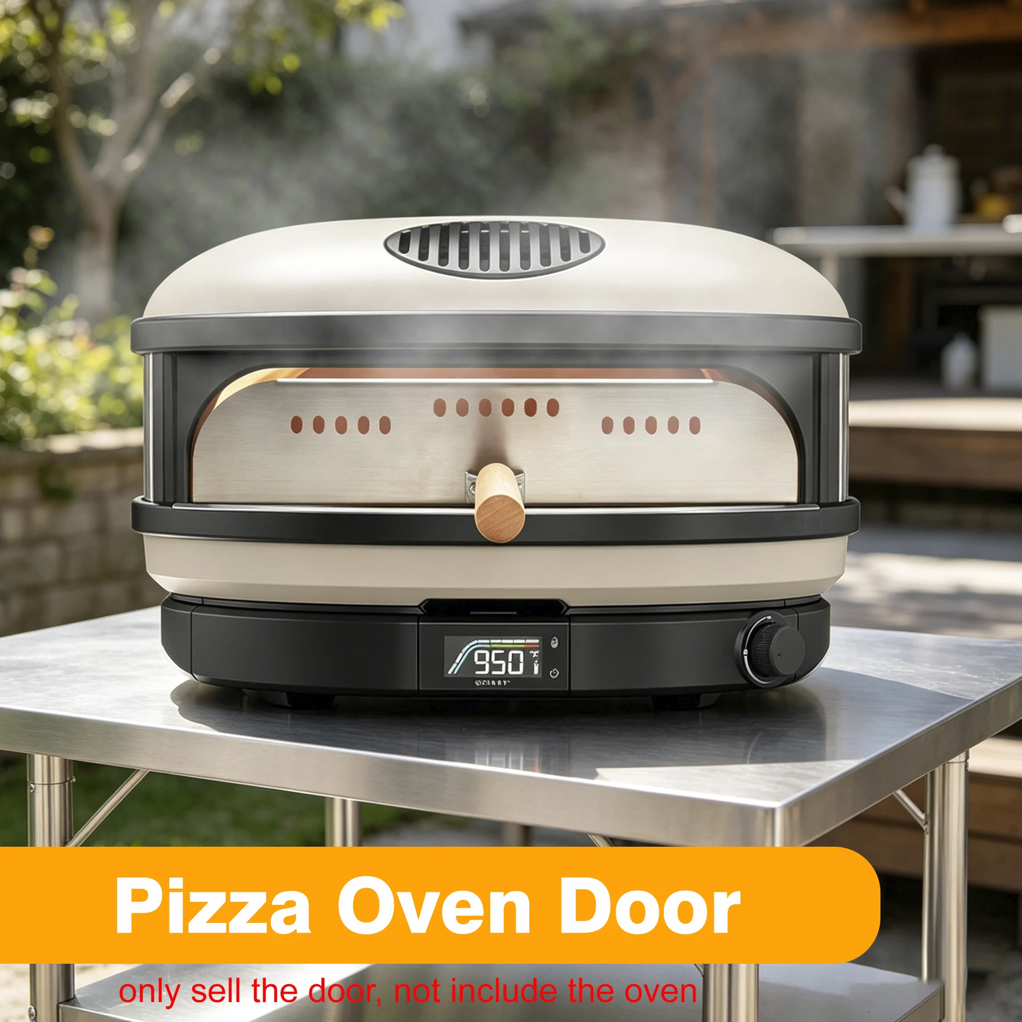 Pizza Oven Door for Gozney Tread, Oven Door for Gozney Arc XL, Stainless Steel Oven Accessories