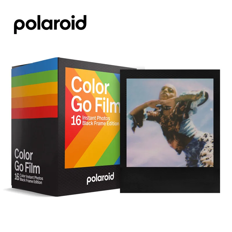 Polaroid Go Color Film Double Pack Film  for Go Instax Camera  Autofocus Impossible Polaroid Go Black