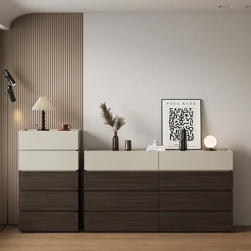 All solid wood five eight chest cabinet living room home storage cabinet building block locker