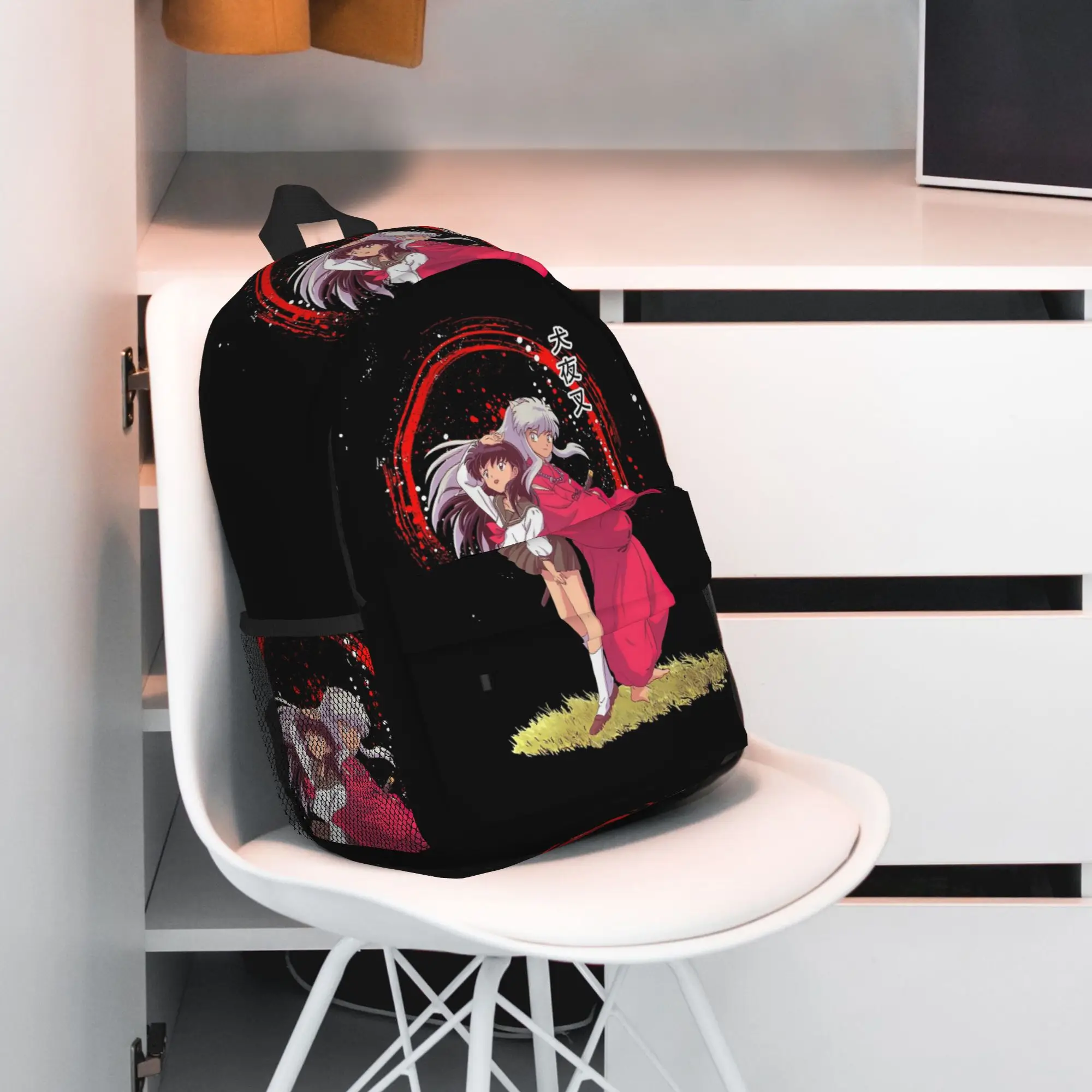 Anime Inuyasha Kagome Higurashi Backpack Hot Sale Daypack Large Capacity Boy Girl BookBag Shoulder Bags for Men Women School Bag view 5