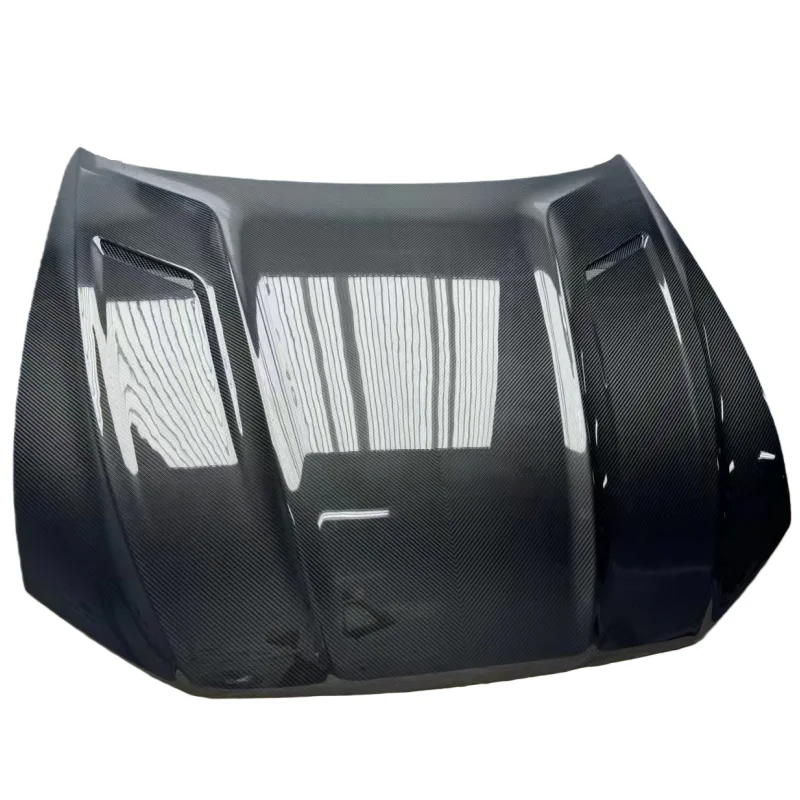 

Suitable for RS6 C8 19-23 Upgrade PK Style Dry Carbon Fiber Engine Hood Body Kit Engine Hood air Kit