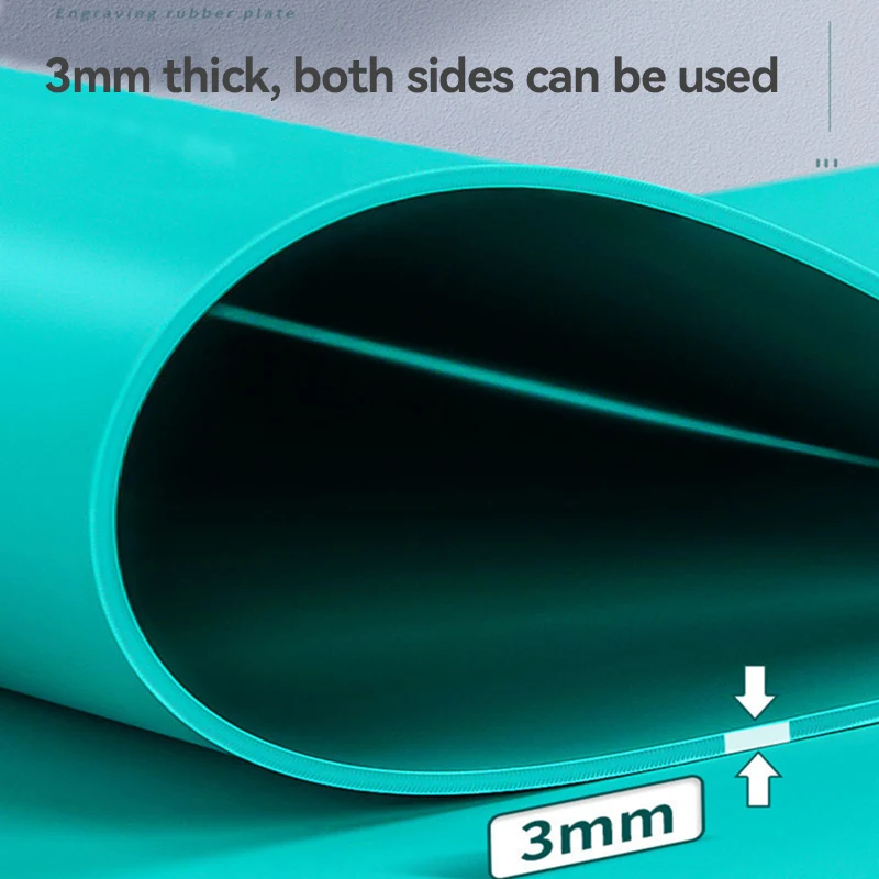 3mm/5mm 리놀륨 블록 스탬프 아티스트 인쇄 세트 스탬프 조각 블록 인쇄 고무 스탬프 도구 DIY 스크랩북용