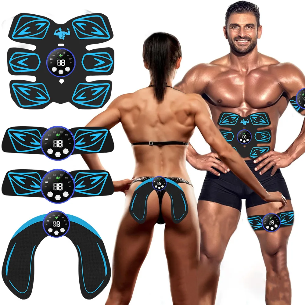 

Тренажер для брюшного пресса EMS с зарядкой через USB, перезаряжаемый пояс-триммер для тонирования мышц, шестипаковочный стимулятор для мужчин и женщин