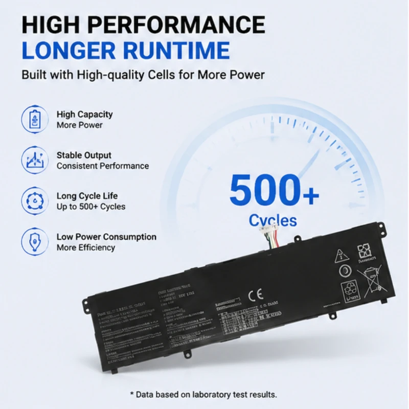 

3640MAH Battery Life Is Strong and Suitable for ASUS X1502z V4050F/E M4050I ADOL14FQC REDOLBOOK14F Long-lasting Battery Pack