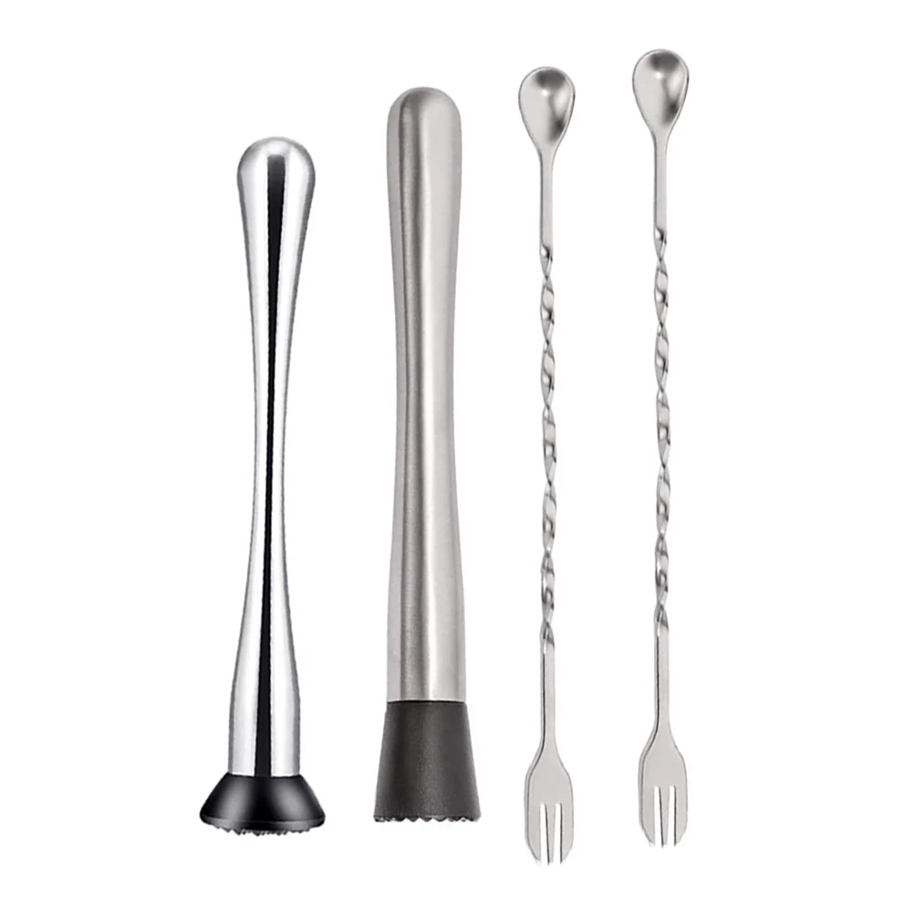 

Bartending Tool Set Sticks Muddler for Cocktails Simple Utensils Accessories Kits Gift