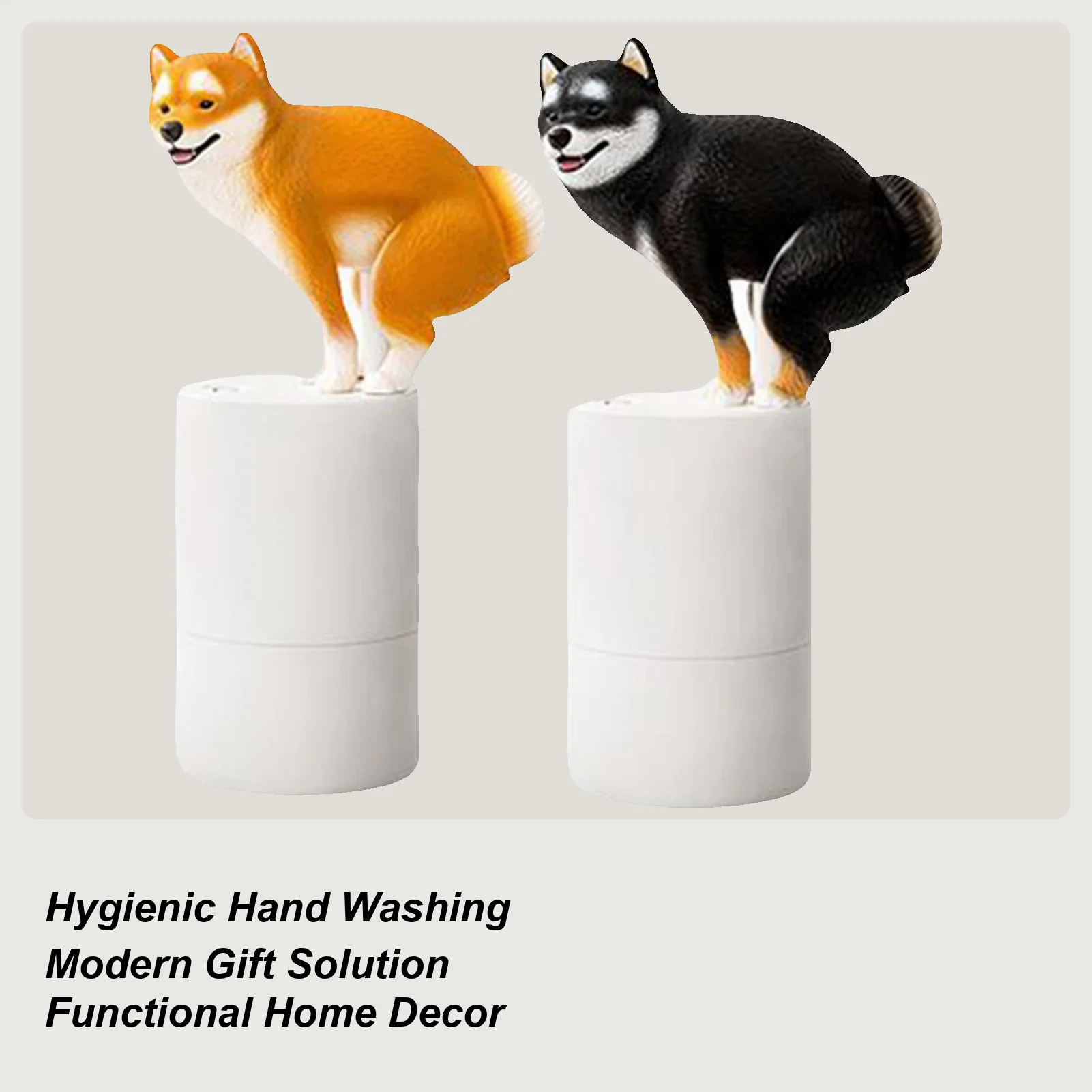 Cute Dog Automatic Sensing Foam Soap Dispense Dog Auto Foaming Soap Dispenser Touchless Battery Operated Bathroom Accessories