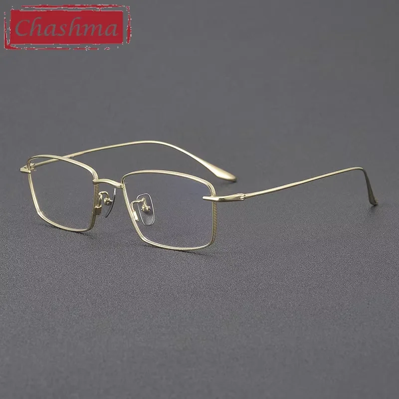 

9g Chashma Prescription Glasses Men Pure Titanium Gafas High End Eyeglasses Frame Optical Recipe Lens Eyewear Spectacle