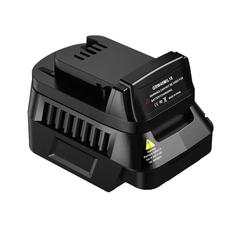 

AA81-Адаптер аккумуляторной батареи для аккумуляторных электроинструментов 18 В работает для литиевой батареи Greenworks 40 В