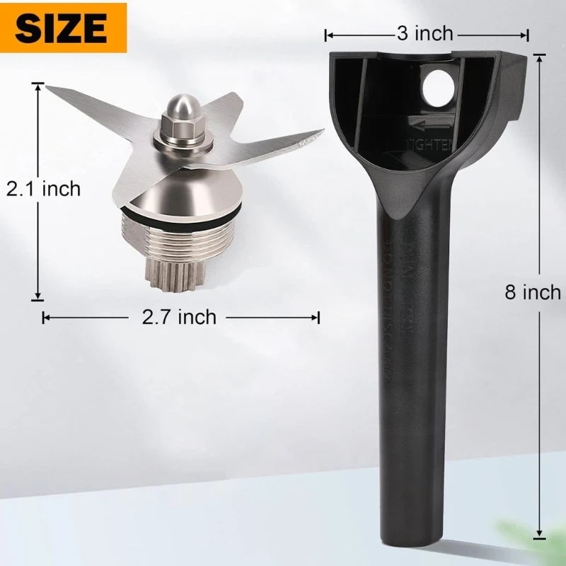 스테인레스 스틸 블레이드 플라스틱 렌치 블렌더 교체 부품 블렌더 어셈블리