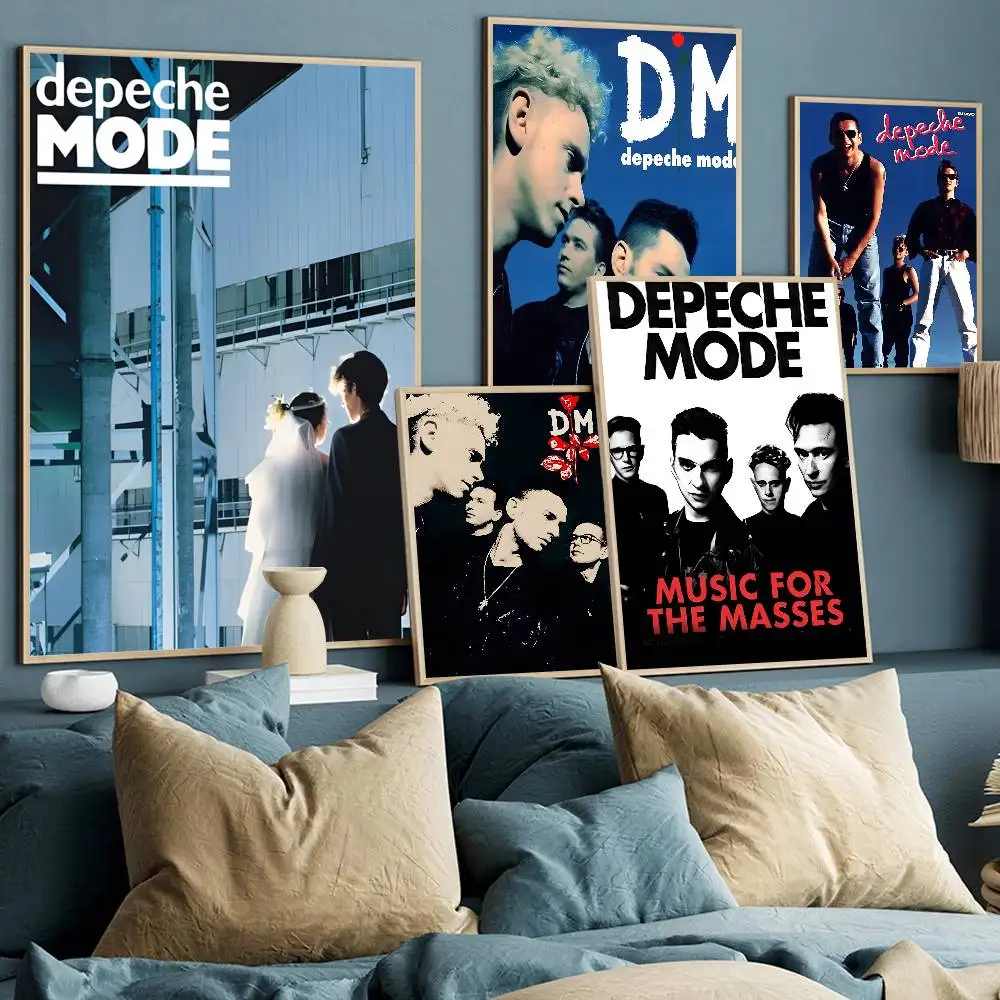 Depeche Mode Singer Anime Posters Sticky Whitepaper Sticker 