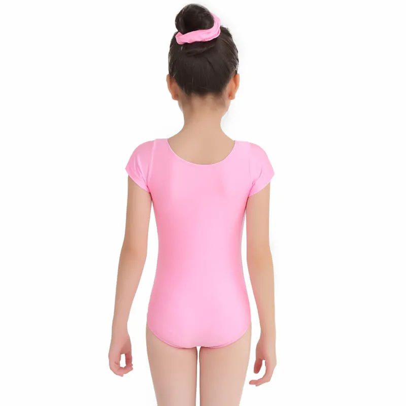 Ballet Dance Practice Clothes For Teen Girls Spandex Nylon Swimsuit Dancing Leotard Kids Dancewear Rhythmic Gymnastics Children