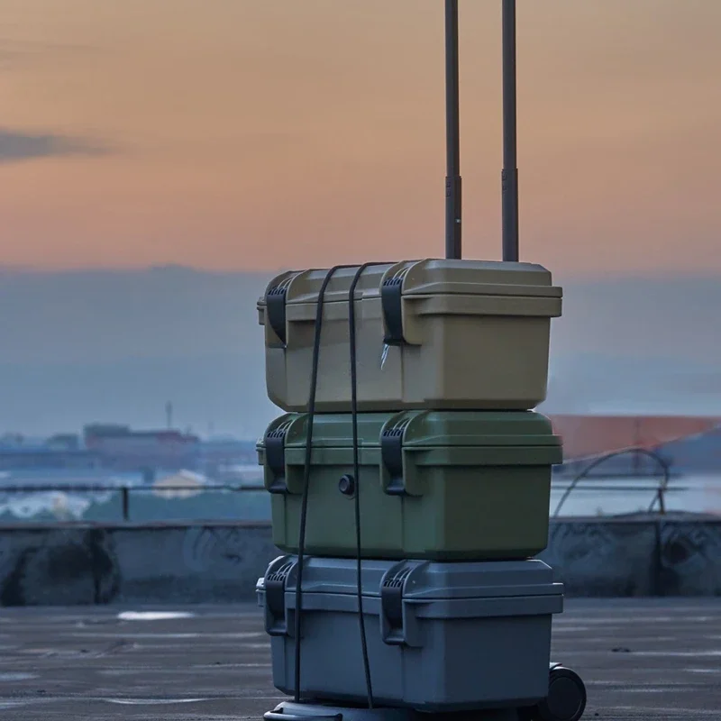 

Outdoor camping waterproof hardware toolbox multi-functional large plastic portable