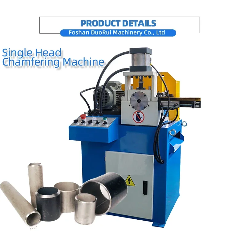 exquisite craftsmanship Stainless steel pipe chamfering machine Double head mini chamfering machine