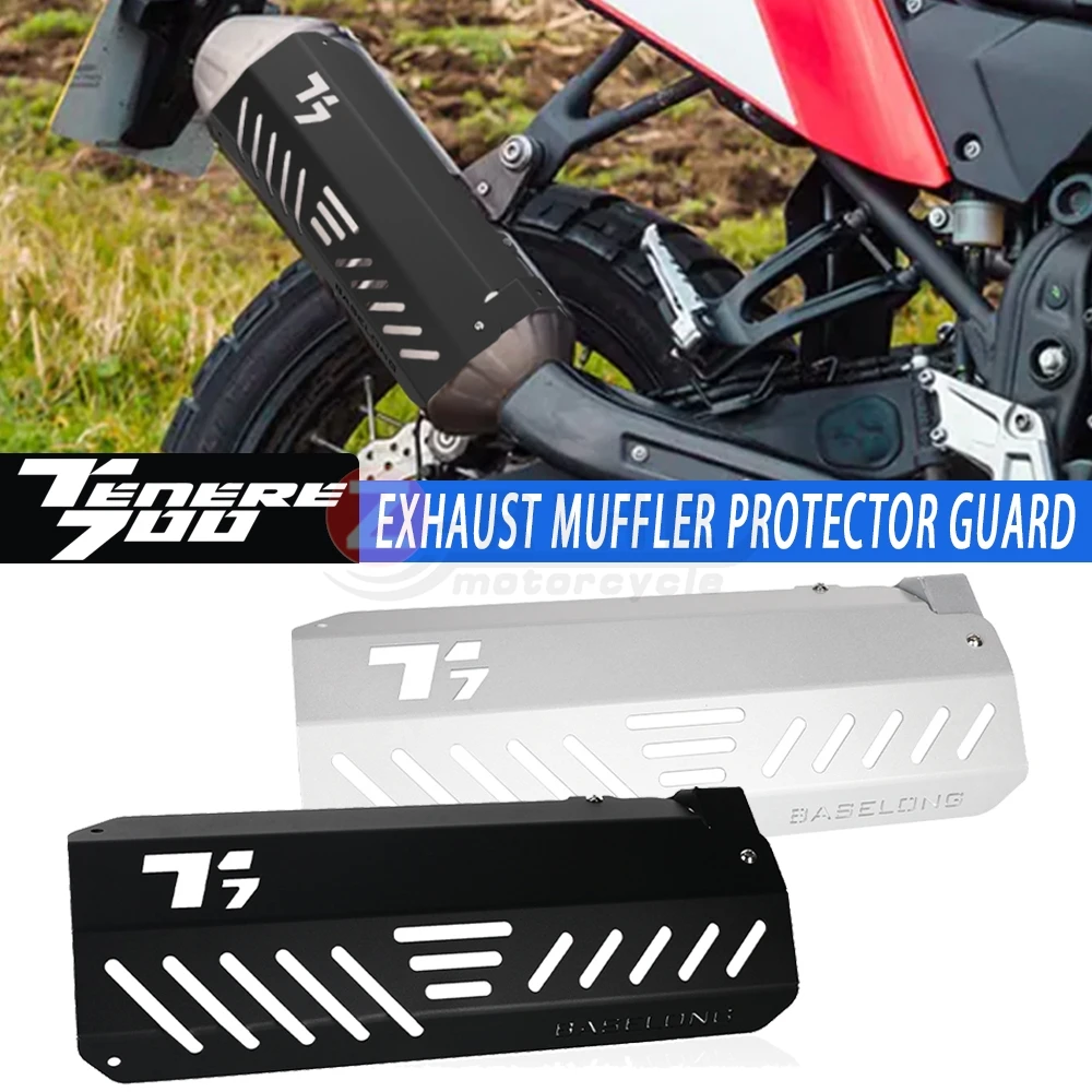 

2019 - 2024 Exhaust Pipe Guards Cover FOR YAMAHA Tenere 700/Rally/World Raid T7 Motorcycle Muffler Crash Protector Heat Shields