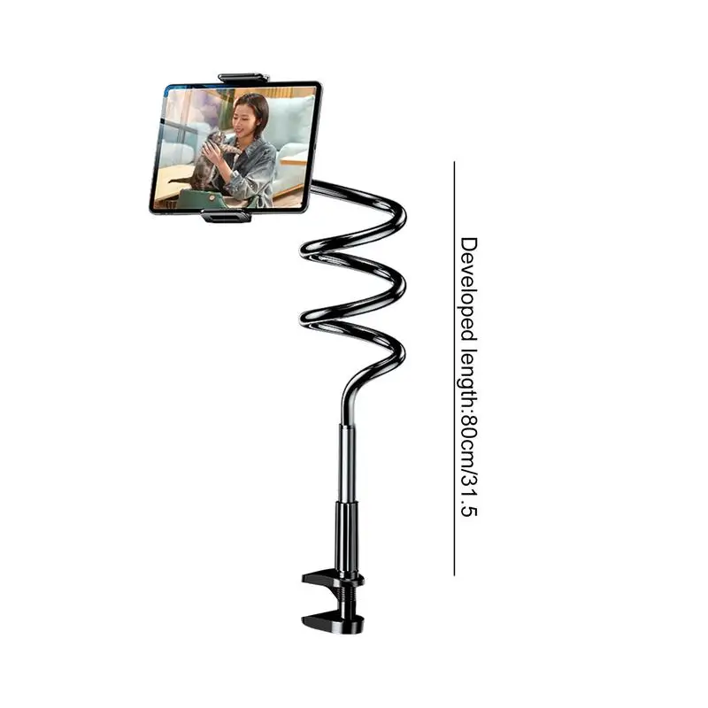 Lazy Phone Holder Flexible Gooseneck Mount Clamp Stand for iPhone Anroid Cellphone Bed Desk Phone Holder 360 degree Mobile Phone